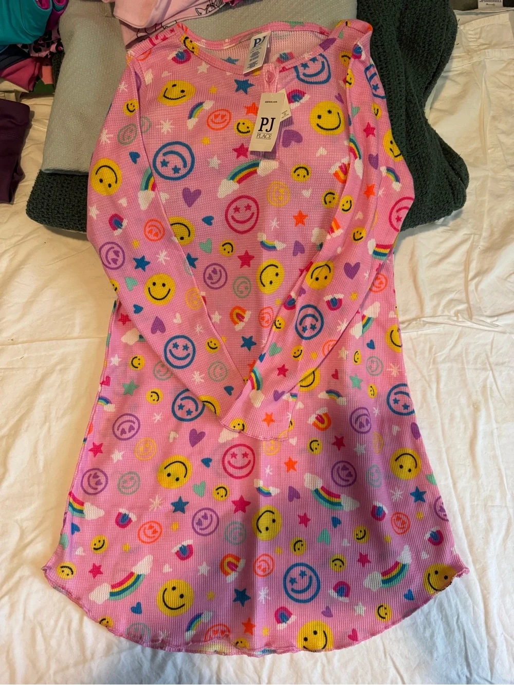 The Children's Place Pink Cat 'Reading Is Meowgical' Pajama Set